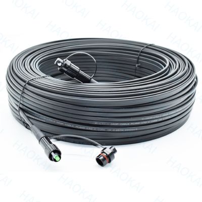 SC APC FTTA Cavo a fibra ottica 5.0mm G657A2 LSZH 5M Cordone di patch nero