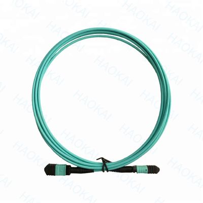 Compatto MPO / MTP Fiber Optic Patch Cord OM3 Fiber Optic Patch Cable