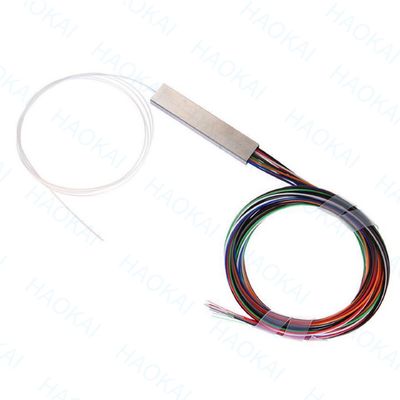 1X2 Mini Fiber PLC Splitter PBT Coupler con connettore SC / APC