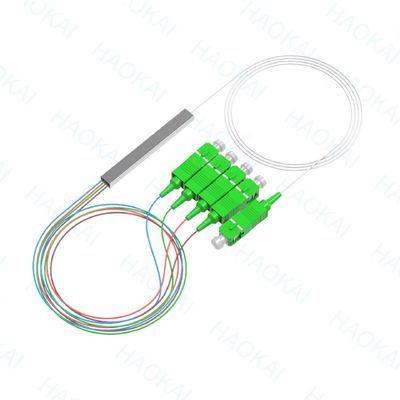 LC APC 1x16 connettore Fibra PLC Splitter Mini tubo di acciaio Fibra ottica Splitter