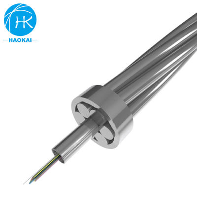 48 core 144 core OPGW Fibre Cable Outdoor Power Cable Overhead Pipe Through