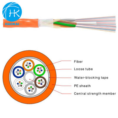 Cavo a sfogo d'aria in FRP 12 core 48 core 96 core 144 core 288 core Cavo micro fibra ottica