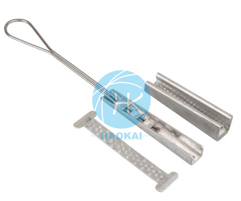 Clampo per fili a goccia di acciaio inossidabile leggero 3 nodi Clampo per cavi a goccia FTTH