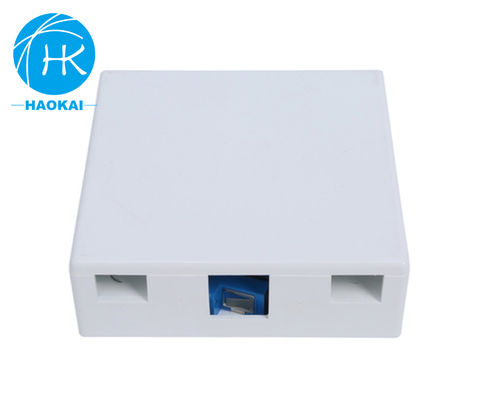 2 core Mini Terminal Box SC Fibra ottica di accesso 86 tipo Indoor Ftth Wall Mounted Box