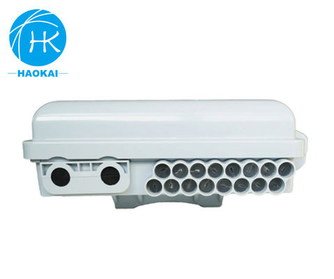 Scatola di giunzione in fibra ottica esterna impermeabile Scatola FTTH in plastica a 16 core