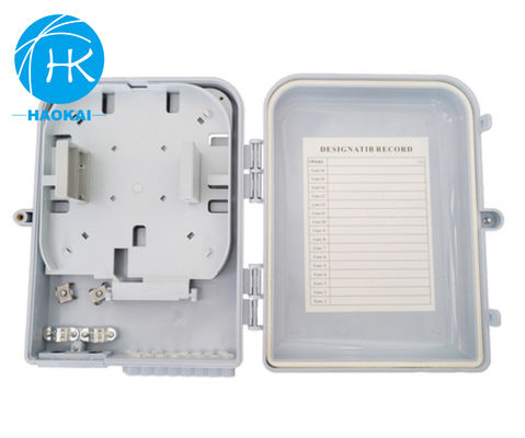 Scatola di giunzione in fibra ottica esterna impermeabile Scatola FTTH in plastica a 16 core