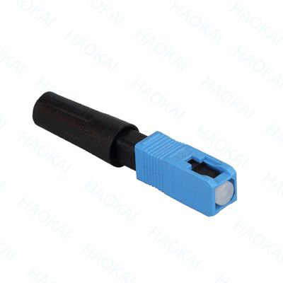 SC UPC Fibra ottica Fast Connector 0,9 mm 2,0 mm Single Mode SC Fiber Connector