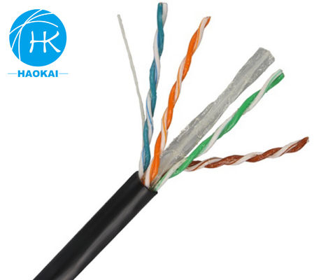Cavo LAN interno in rame massello UTP CAT6 personalizzato 4 coppie 23awg 0,57mm 250MHz