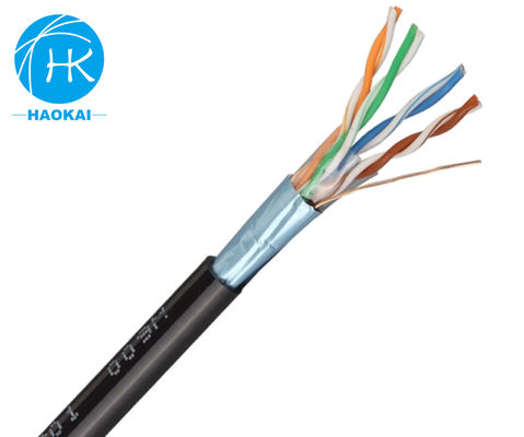 UTP CAT5E Cavo LAN esterno Isolamento HDPE solido con messaggero