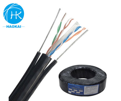 UTP CAT5E Cavo LAN esterno Isolamento HDPE solido con messaggero