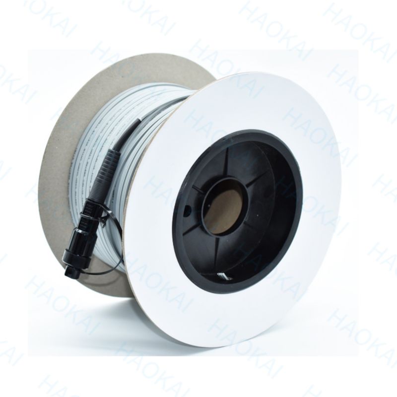 FTTH Pull Out Tipo Mini SC APC Cable Drop Outdoor Cord impermeabile in fibra