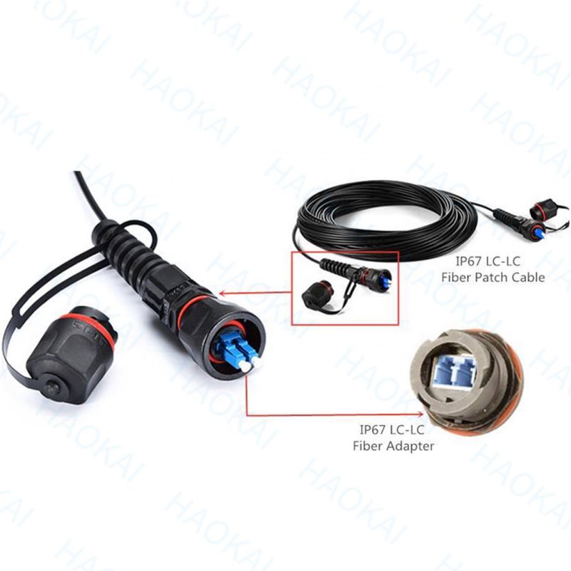 Mini IP SC APC OptiTap LC UPC FTTH Drop Cable Assembly connettore impermeabile