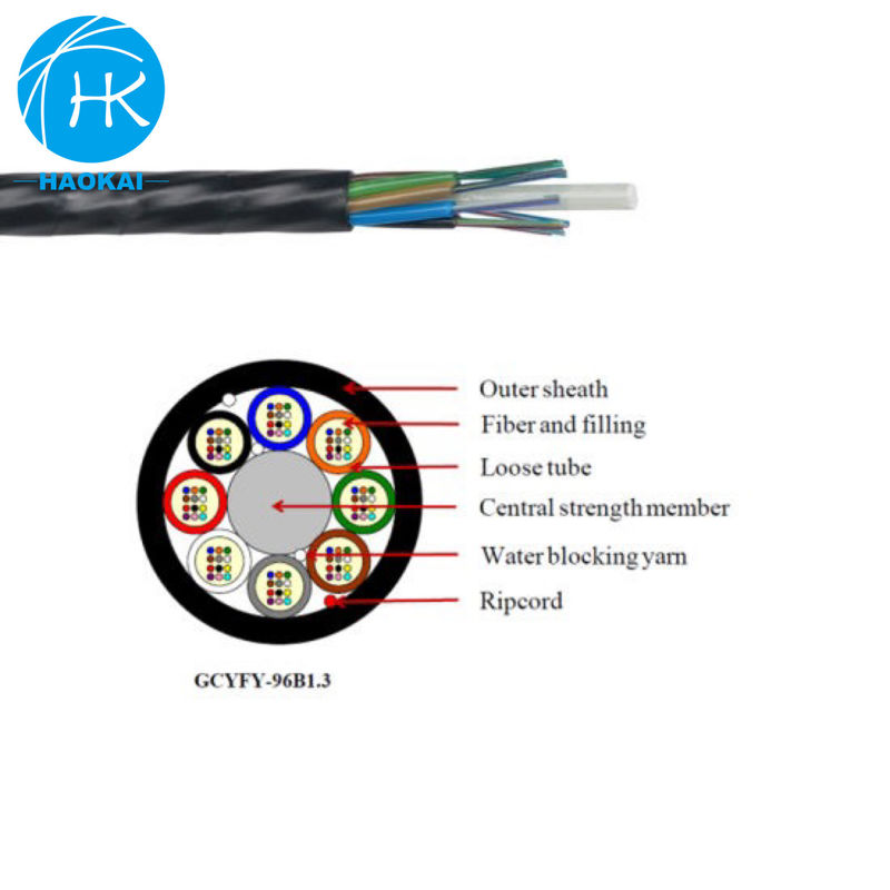 Cable a micro aria soffiata per aria singola, tubo a strascico, cavo a fibra soffiata per aria