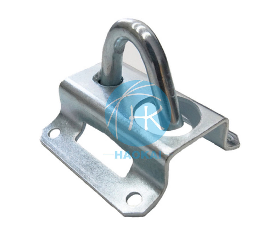 FTTH Tension Wall Bracket Clamp Fibra ottica Metallo in acciaio inossidabile J Hook Anchor Bracket