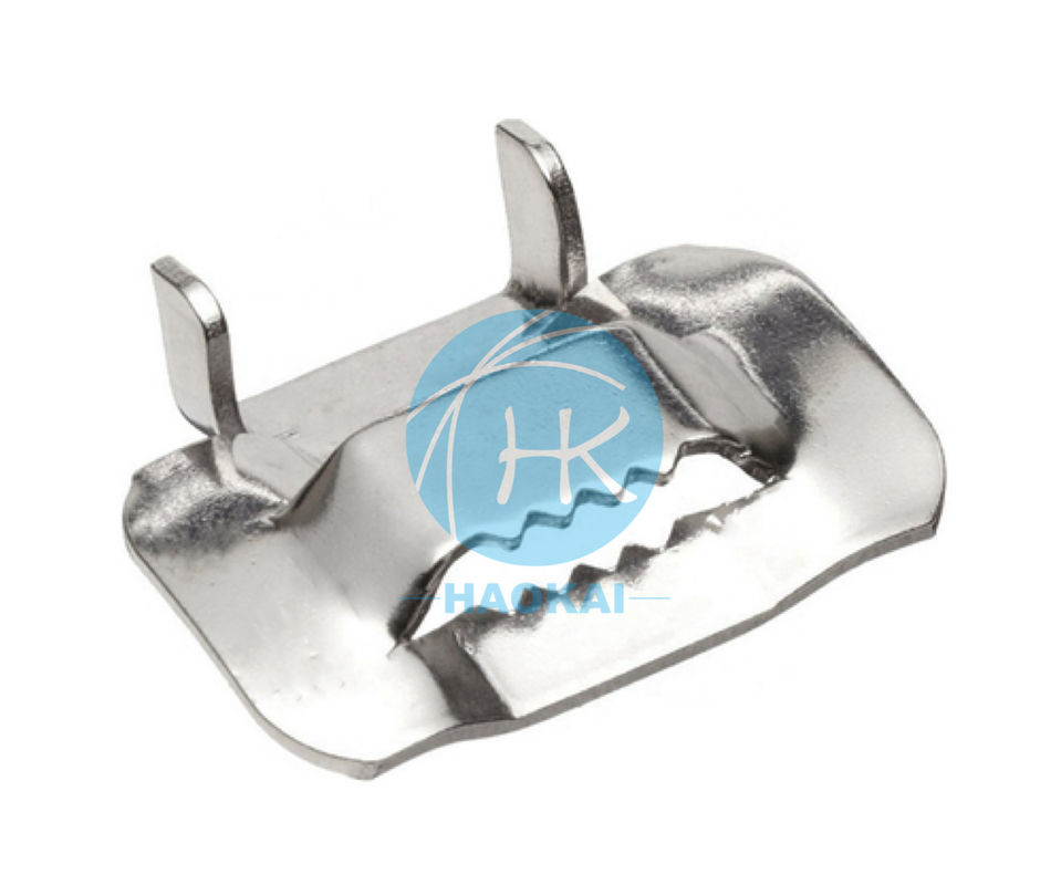 1/2" 1/4" 3/4" 5/8" Fascia in acciaio inossidabile Tipo di dente di fascia di cavo di legame Fascia 2 pollici