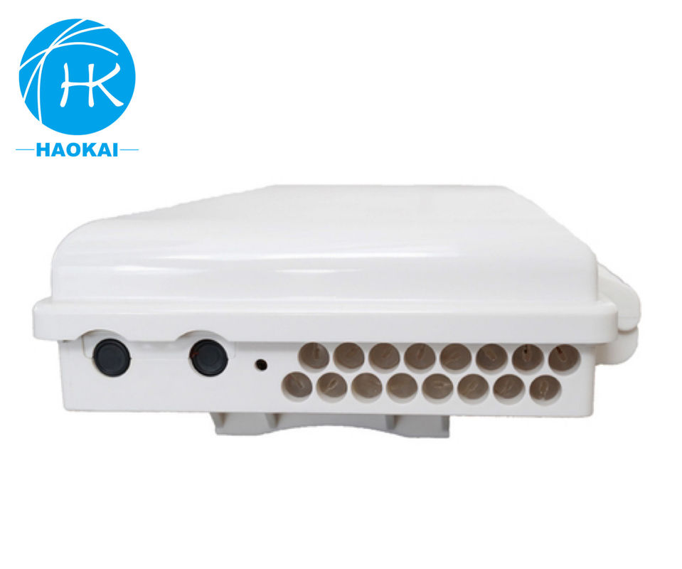 Casella di terminazione in plastica FTTH ABS montata su palo Casella di giunzione ottica 16 core
